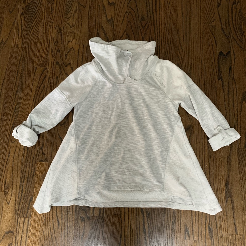 Like New Calvin Klein Funnel Neck Sweatshirt Top M